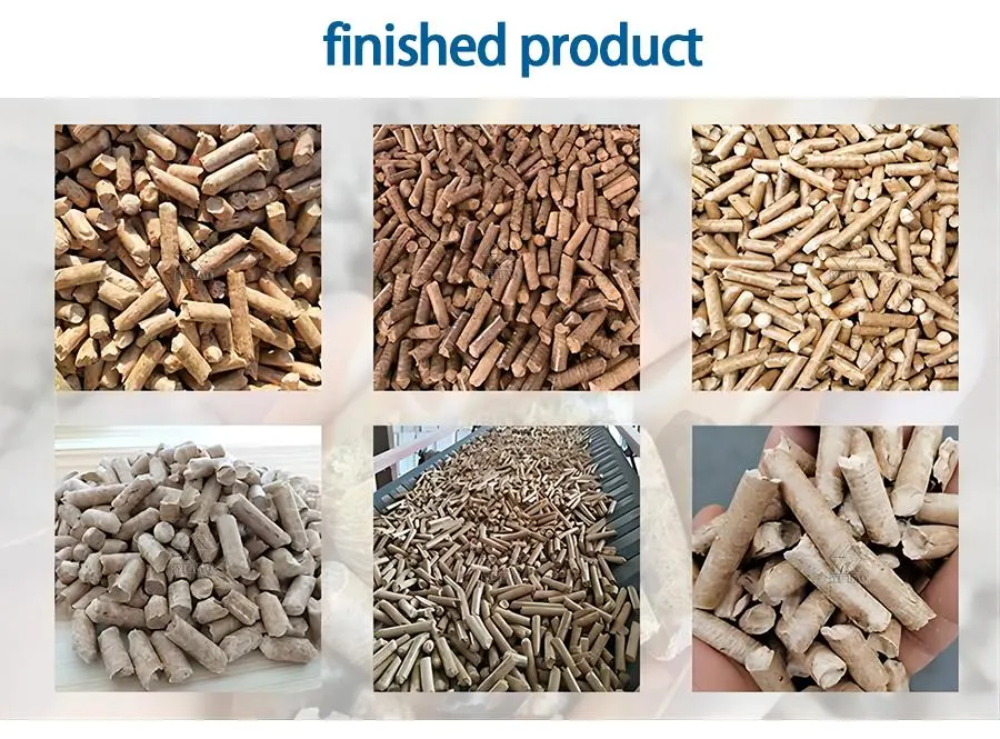 1-20t/H Peanut Shell Chips Grass Biomass Sawdust Organic Fertilizer Alfalfa Grass Pellet Wood Pellet Making Machine