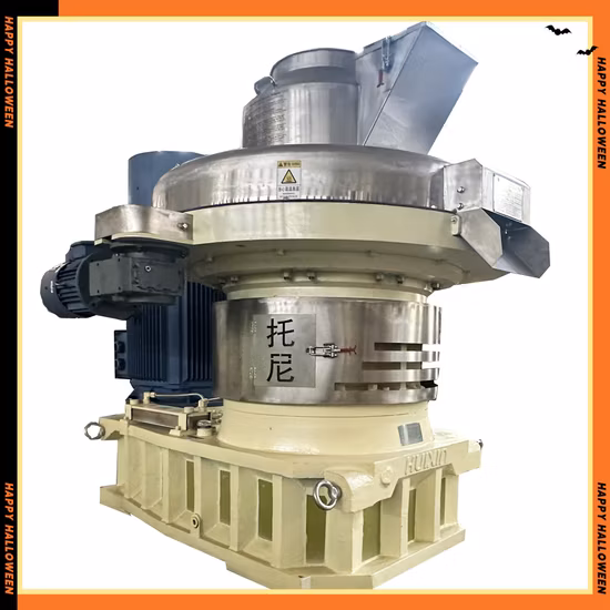 トニー 2.5-3 トン/時間 160 kW 高効率木質ペレットミル